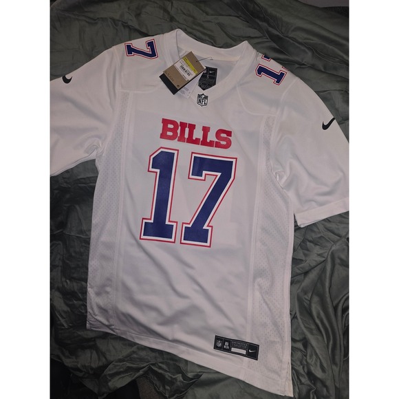 Josh Allen Nike Buffalo Bills White Tundra Football Jersey Mens Small NWT - Picture 5 of 10